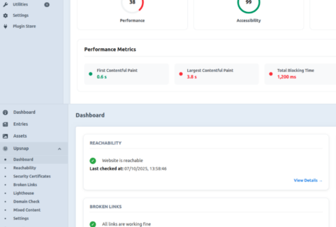 Upsnap: All-in-One Monitoring Plugin for Craft CMS